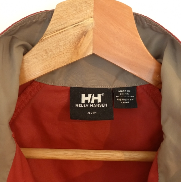 Helly Hansen Mens Red Quarter Zip Showerproof Jacket Size Small - Picture 4 of 7